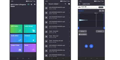 how to trim using mp3 cutter