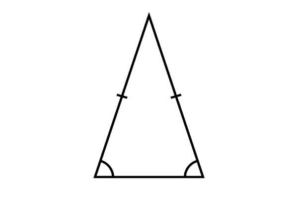 aria triunghiului isoscel