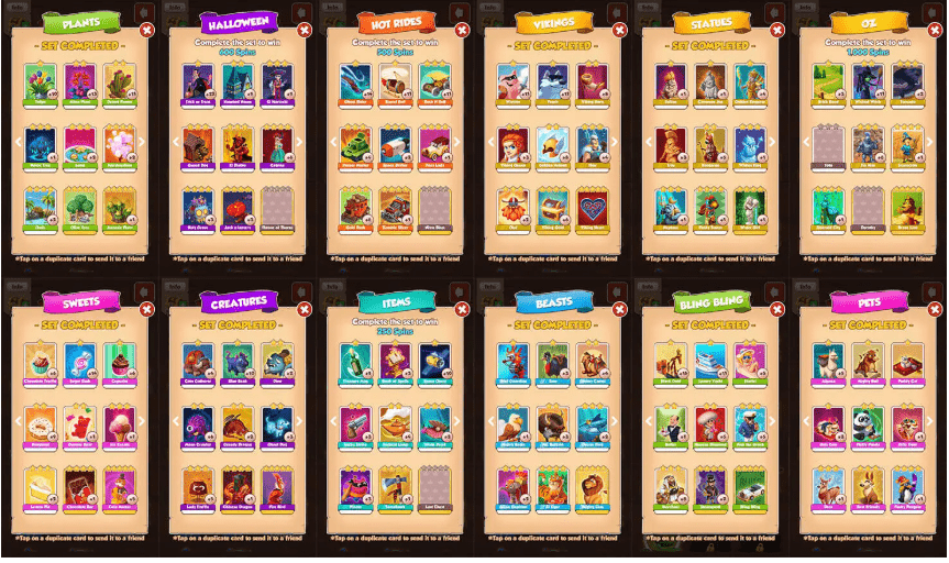 coin master cards