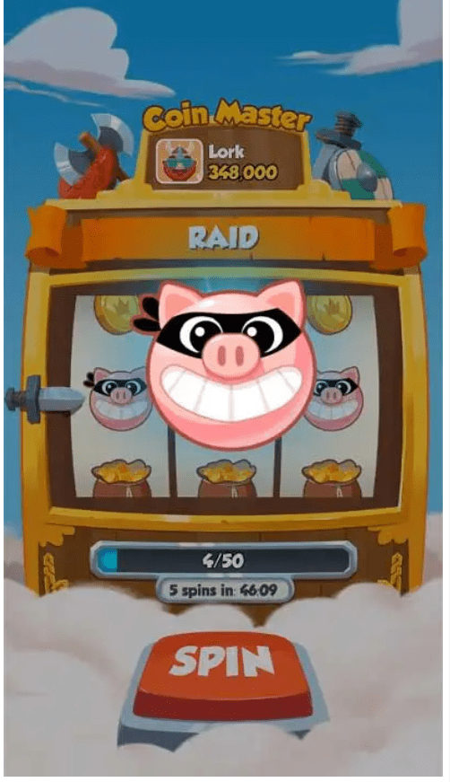 coin master raid pig