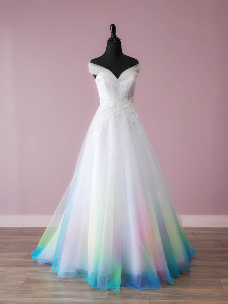 rochie de mireasea degrade