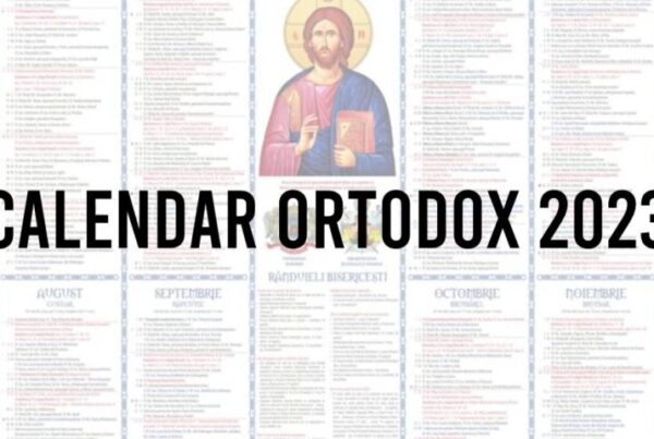 Calendar Ortodox 2023