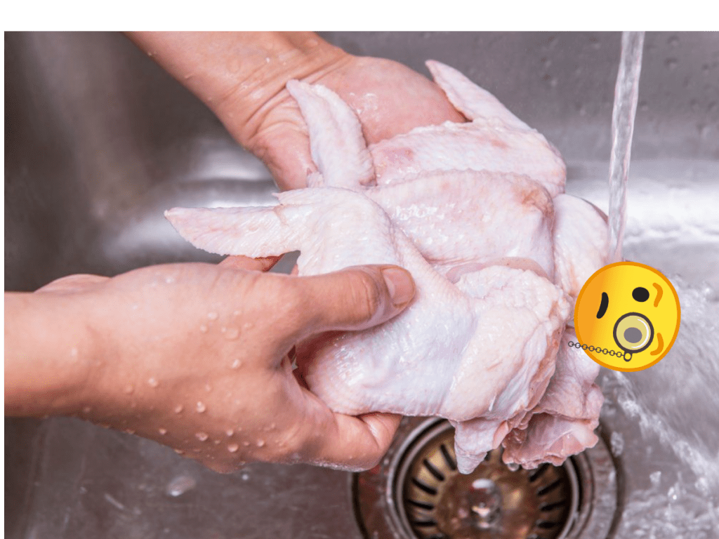 Se spala sau nu carnea de pui