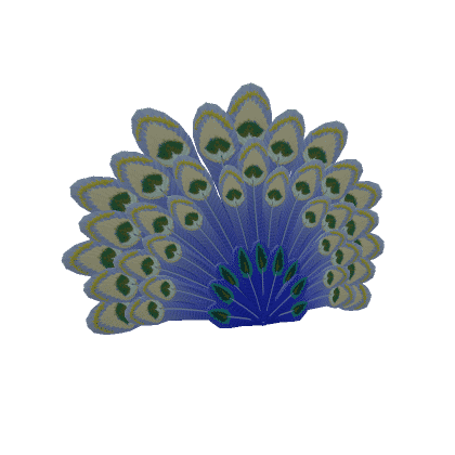 roblox promo codes, Wintery Peacock Tail